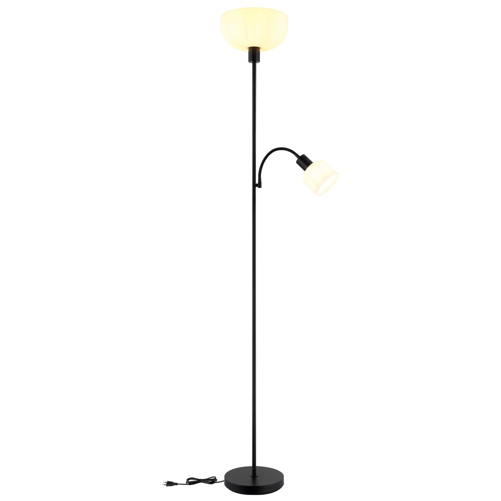 Stehlampe Hinton Schwarz Globo 9007371572427