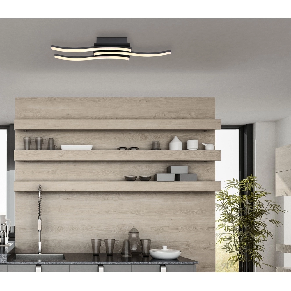 Design-Deckenlampe Kasimir Schwarz Globo 9007371418305