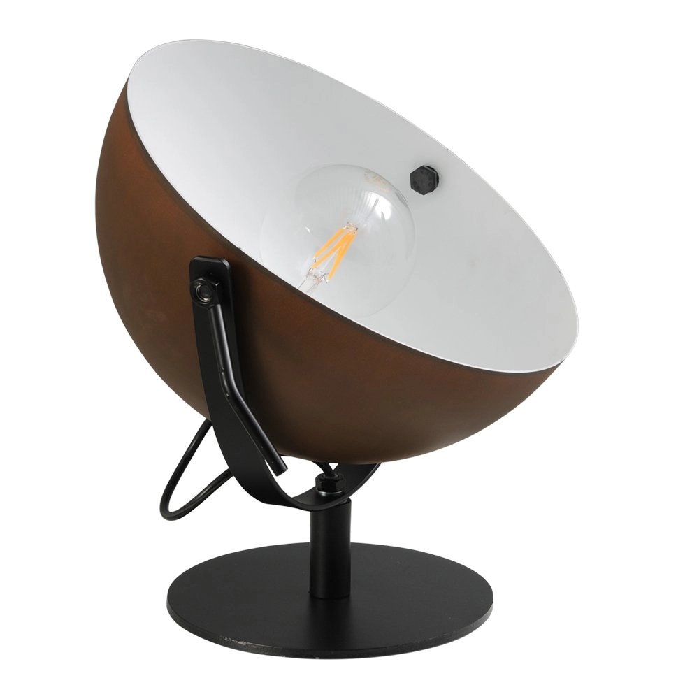 Tischlampe Industria schwarz mit rostbraun Masterlight 8718121236667