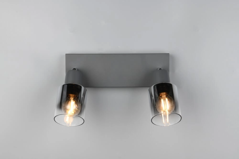 2-flammige Deckenleuchte Cadiz Schwarz Trio 4017807615760