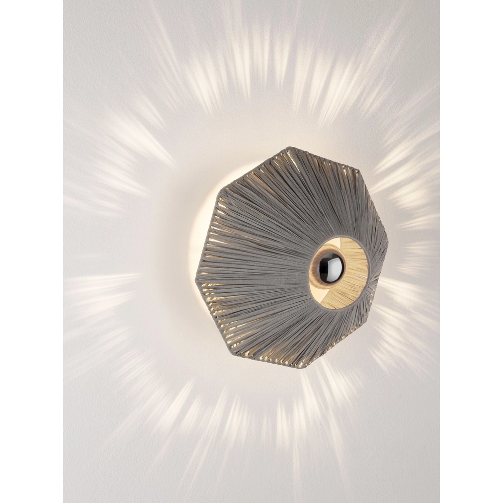 Wandlampe Elvio graue Ø 30cm Lyora 5212017493866