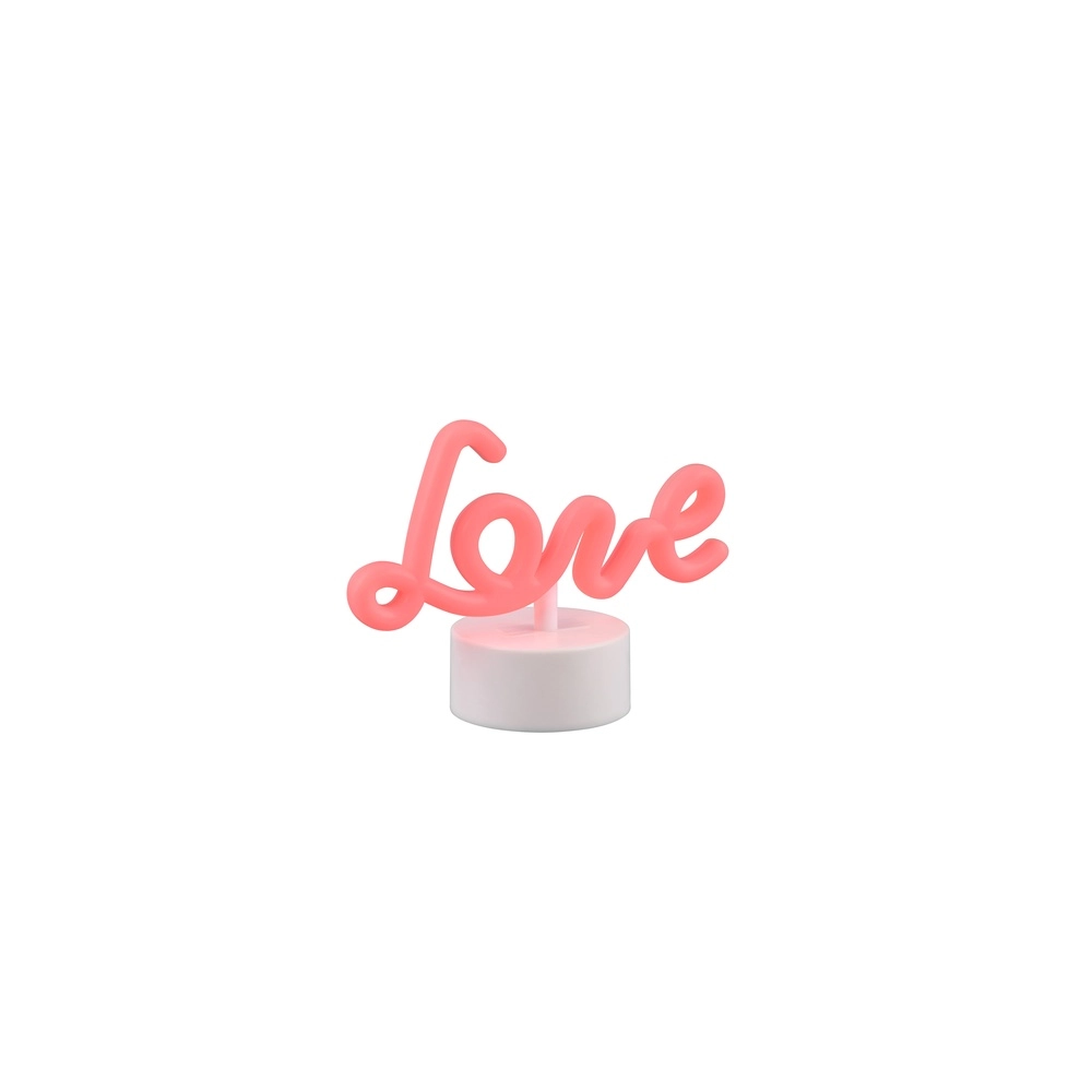 Neon Tischleuchte Amor rosa Trio 4017807600827