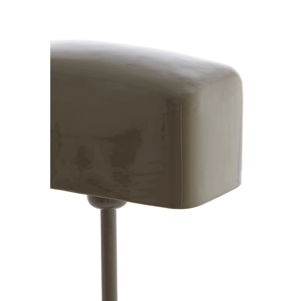 Nachttischlampe Elenie 25x13 cm – glänzend dunkelbraun Light & Living 8717807818876
