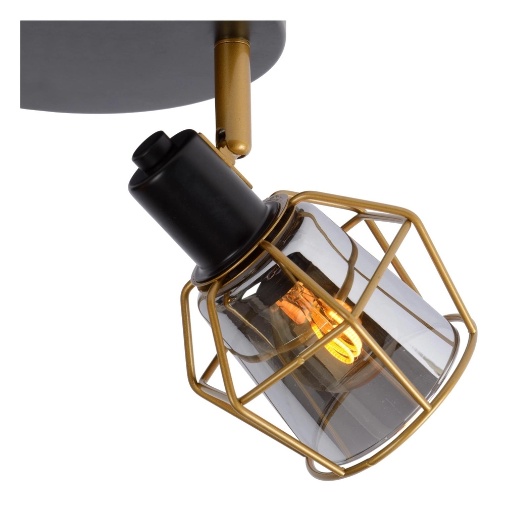 Deckenlampe Nila 3-Licht Schwarz Lucide 5411212770998
