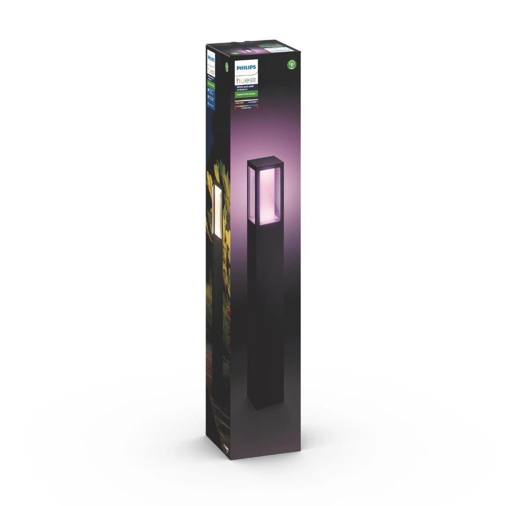 Sockel-Außenleuchte Hue Impress 230 Volt – 77 cm – schwarz Philips 8718696170519