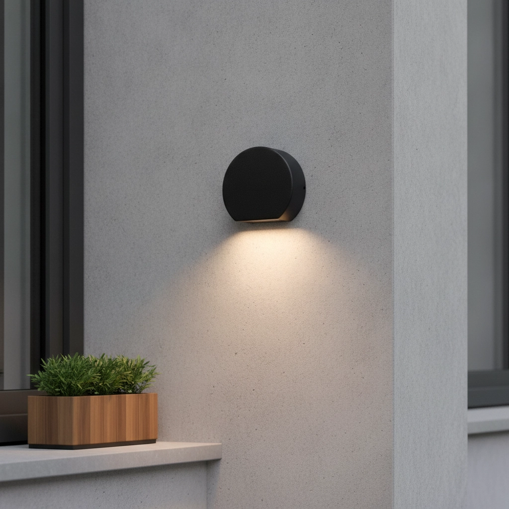 Design-Wandleuchte Sango grau