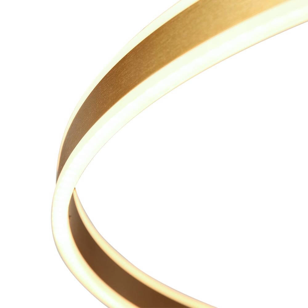 Design-Pendelleuchte Ringlux gold Ø 80cm Steinhauer 8712746171587