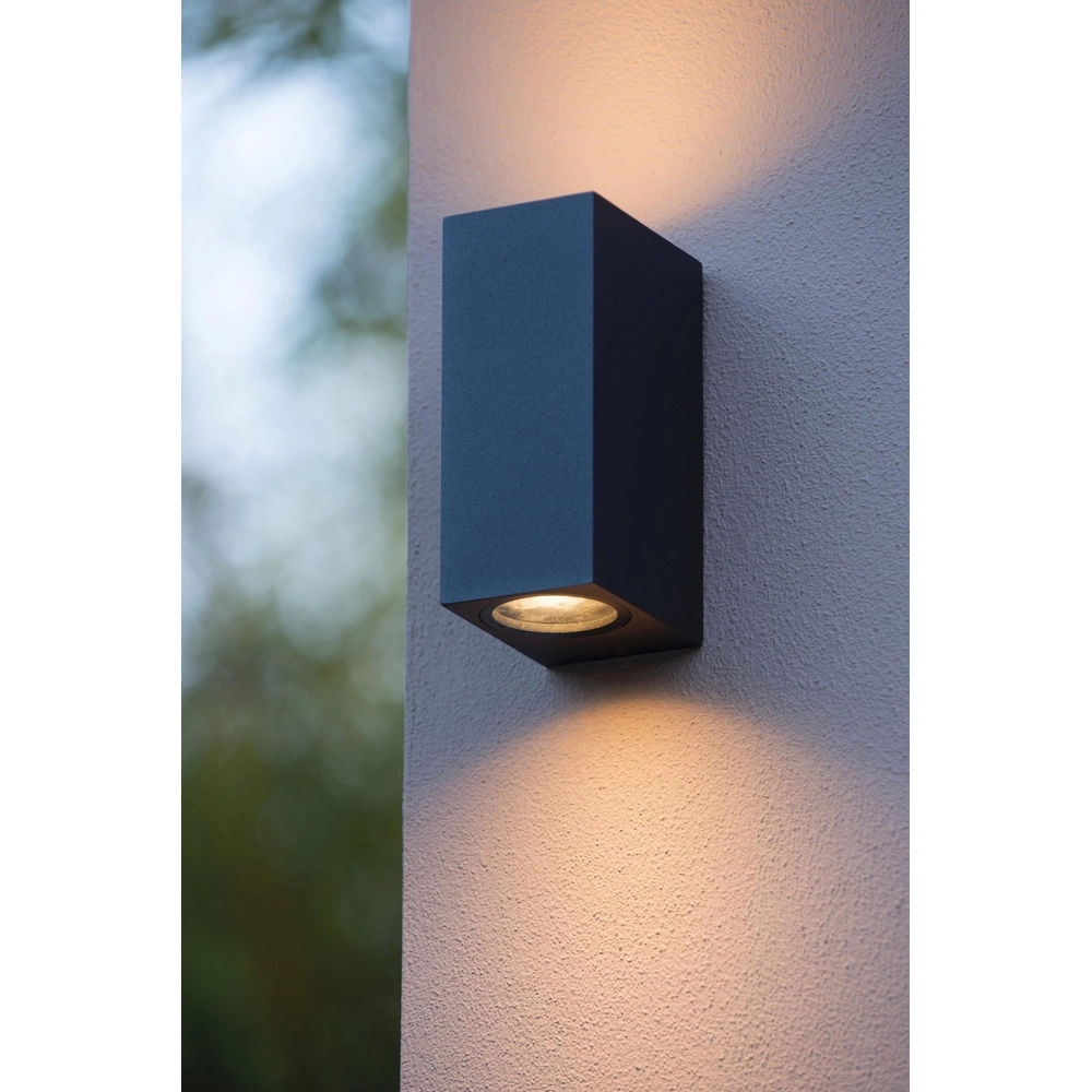 Design-Wandspot Zaro IP65 Up & Down schwarz Lucide 5411212690067