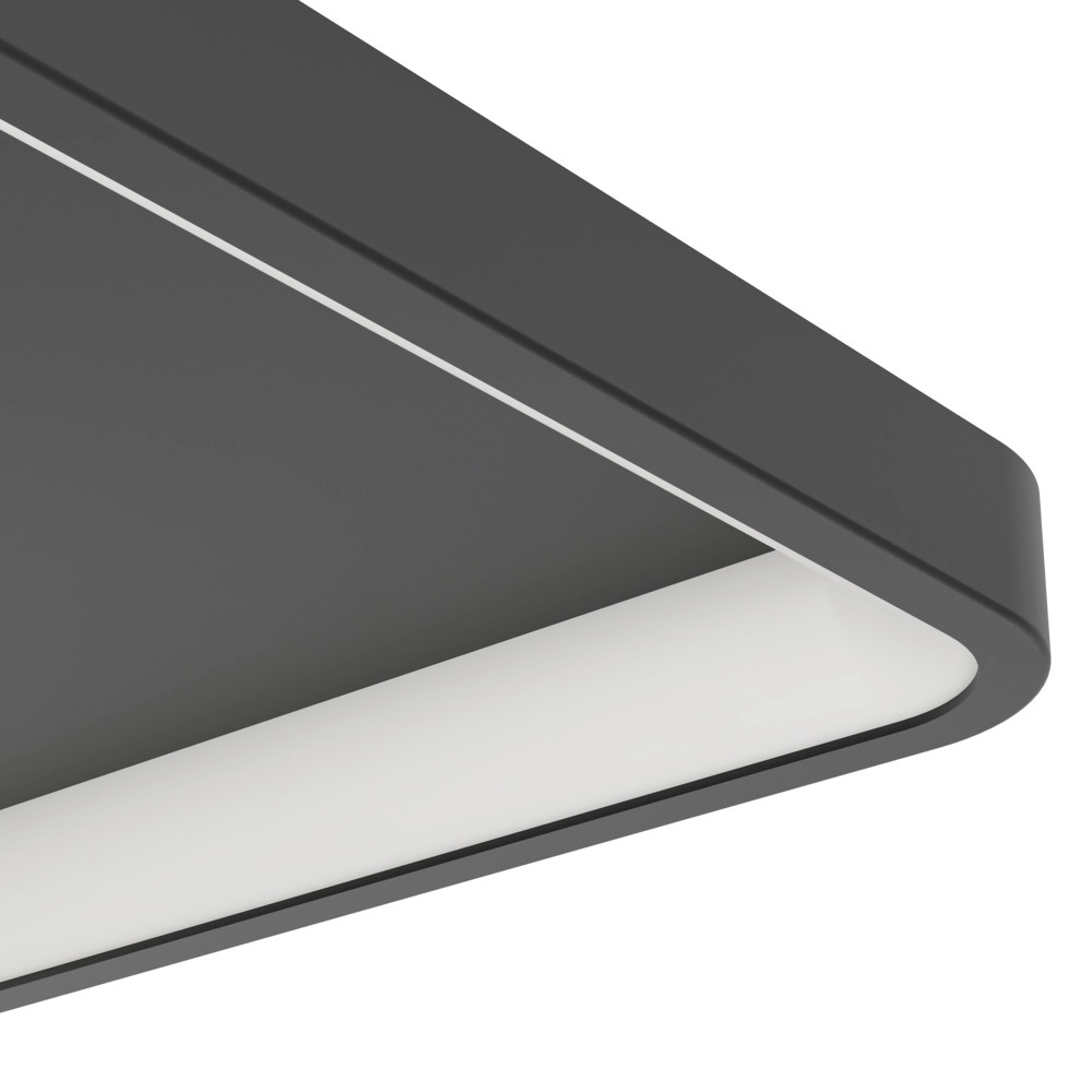 Quadratische Deckenleuchte Loretello-Z Smart Schwarz Eglo 9008606358229