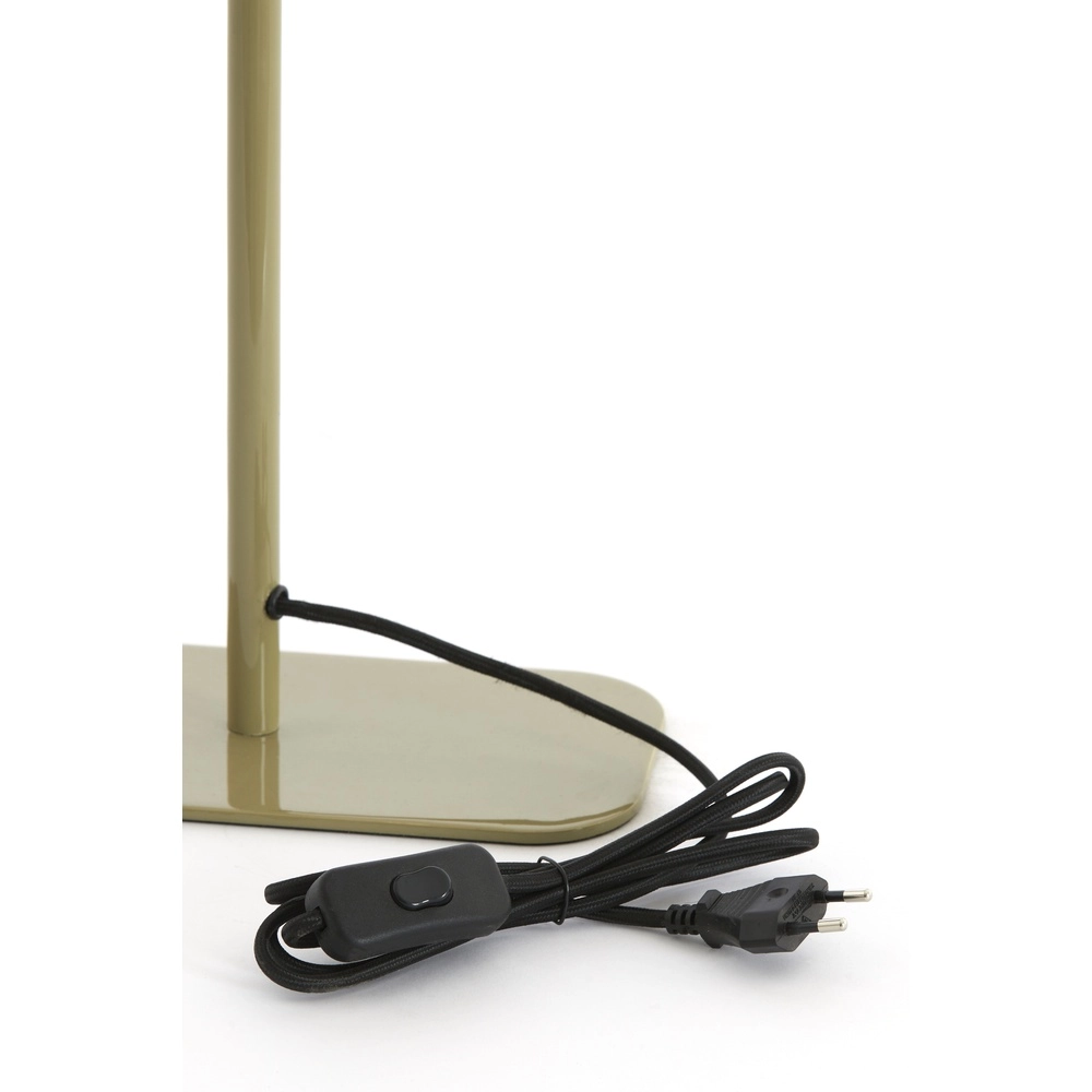 Nachttischlampe Elenie 25x13 cm – glänzend taupe Light & Living 8717807818838