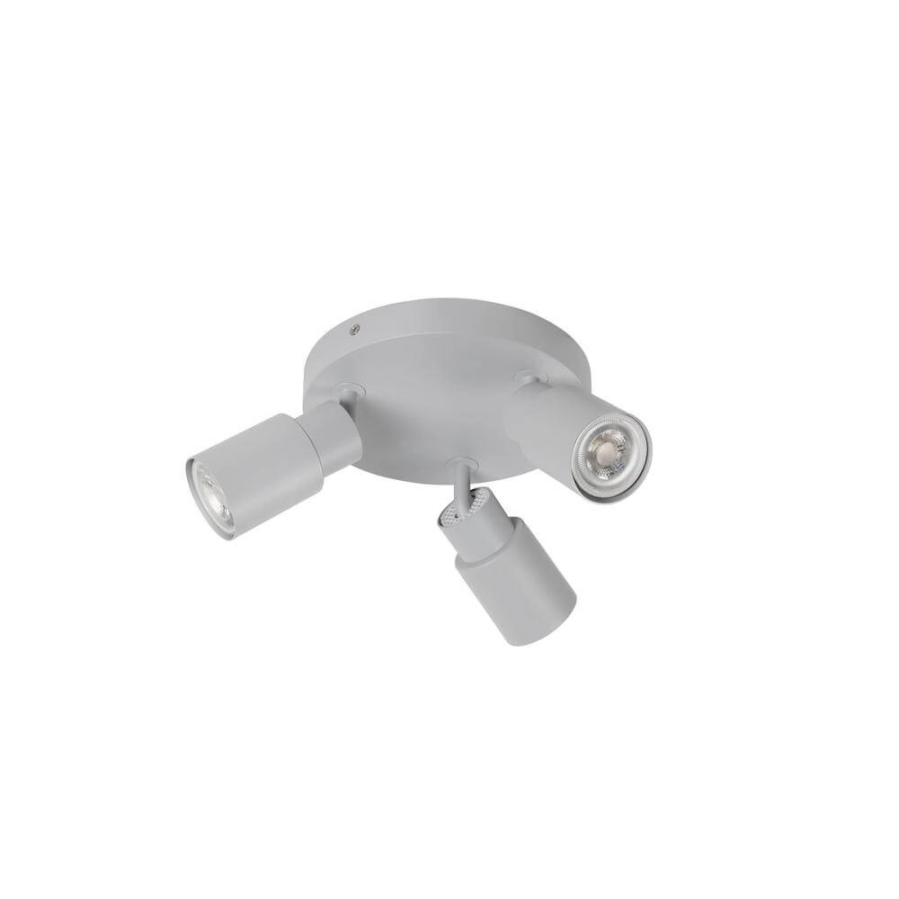 Runder Scheinwerfer Puri 2.0 Tube Grau 3-flammig SLV 4024163293914