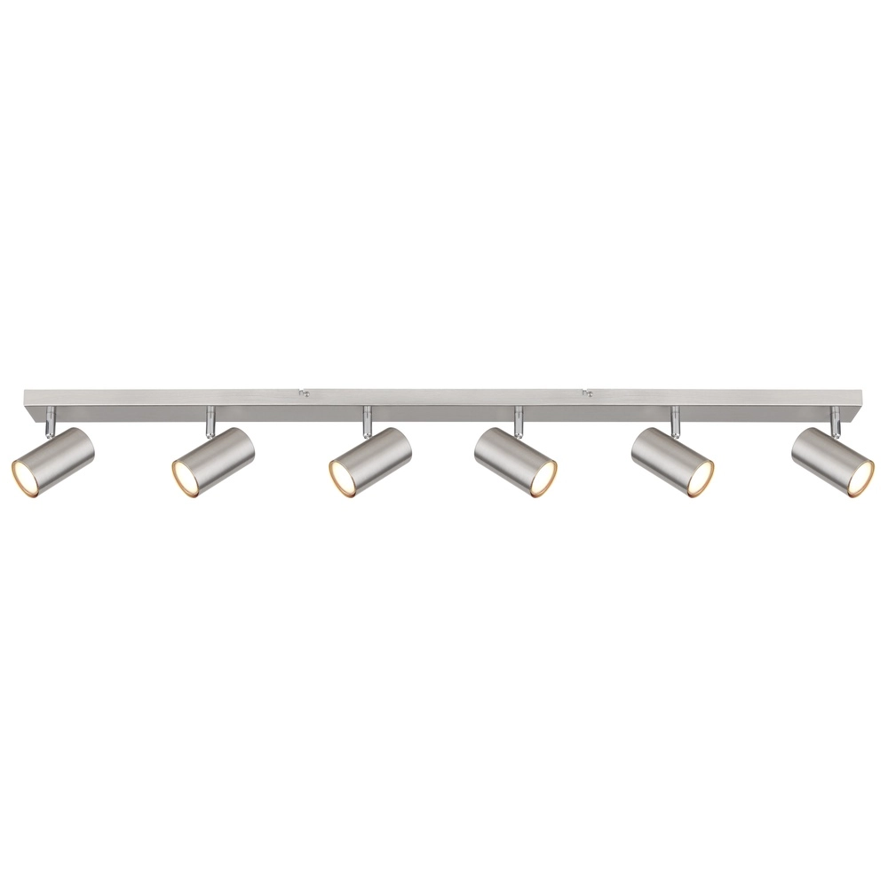 Deckenlampe 6-Licht Robby Nickel Globo 9007371430598
