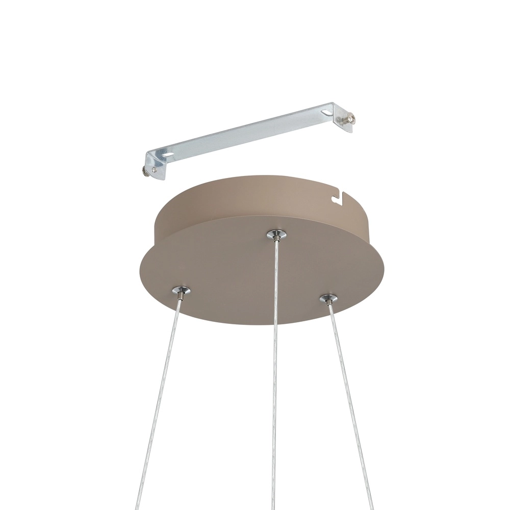 Ø 70cm LED-Pendellicht Ruotale Sand Eglo 9008606303540
