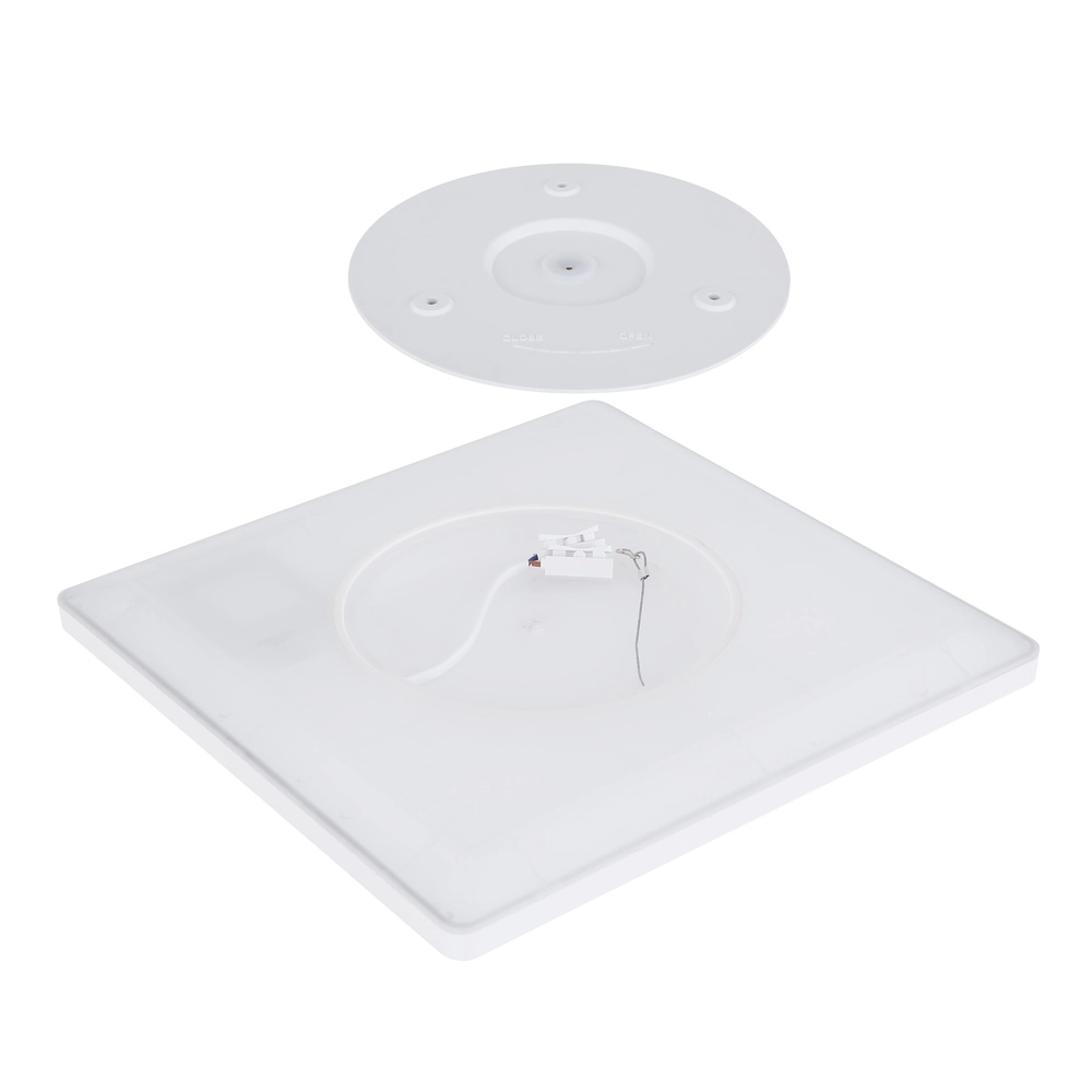 Deckenlicht Sapana Quadrat 42 cm Weiß Globo 9007371417742