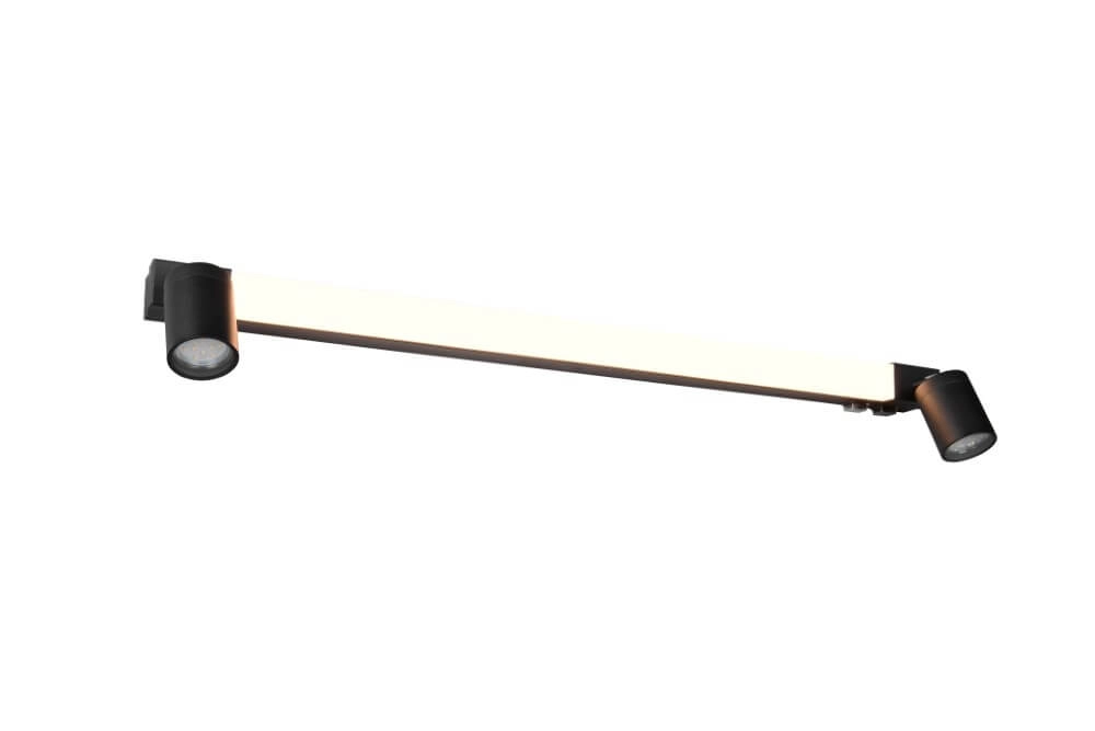 Spiegellampe Enrico 90cm - schwarz Trio 4017807615654