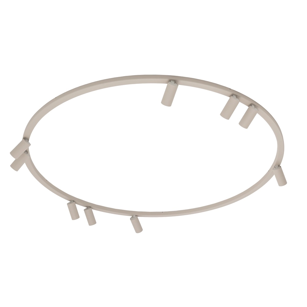 Kreisförmige, oberflächenmontierte Scheinwerfer Fourty 9x GU10 – beige Lyora 5903139119542
