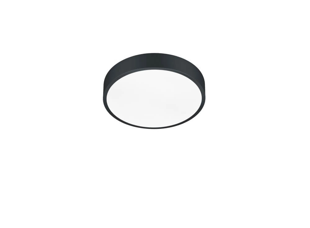 Schwarze Deckenlampe Waco Ø 31cm