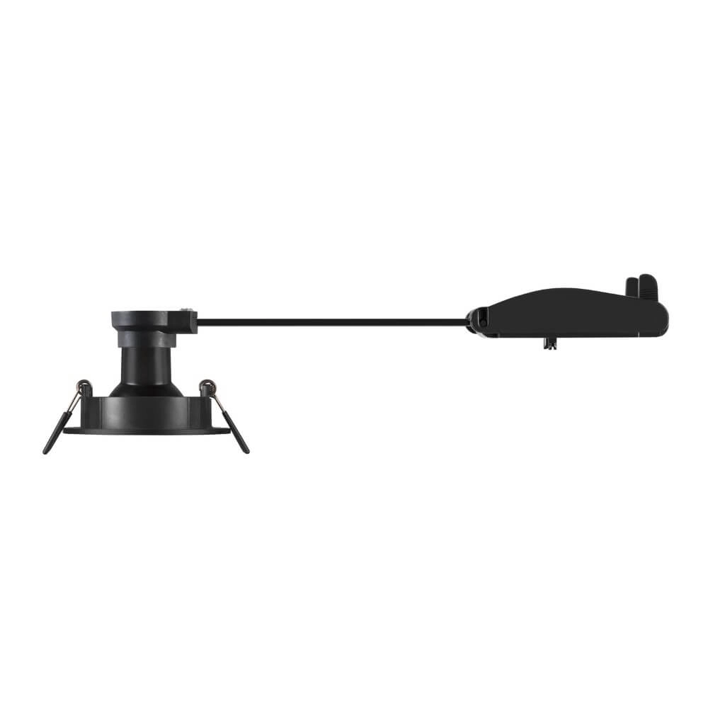 Einbaustrahler New Tria 68 rund - schwarz - GU10 SLV 4024163276207