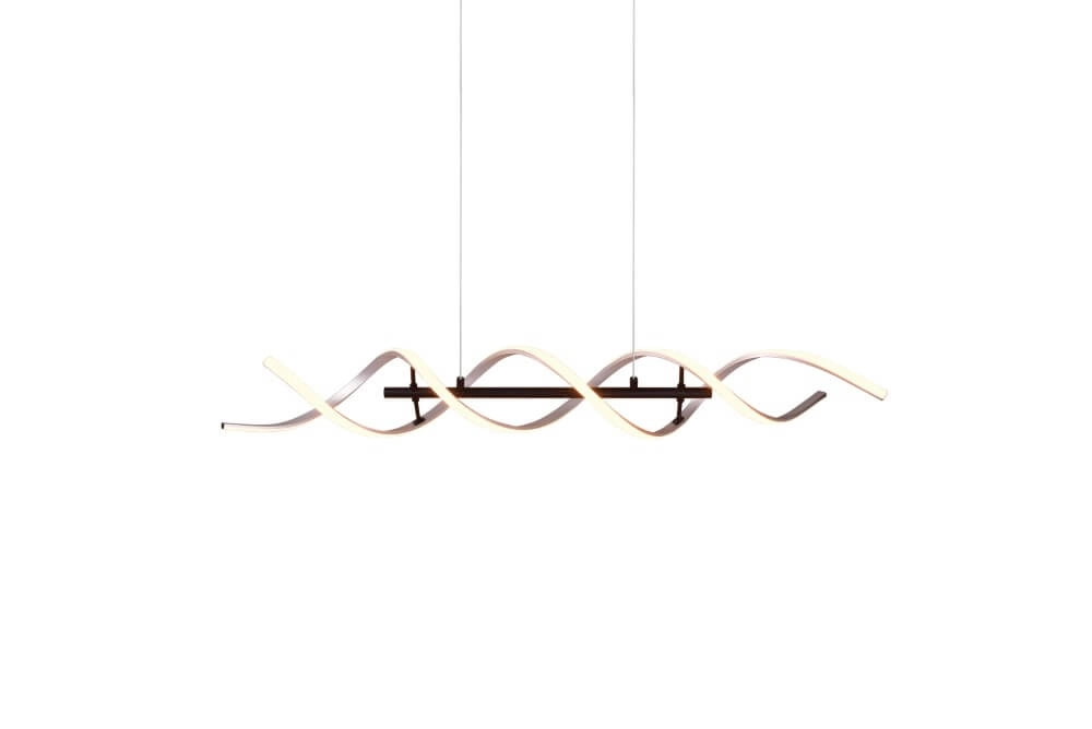 Design-LED-Hängelampe Sequence gebürstetes Metall Trio 4017807540710