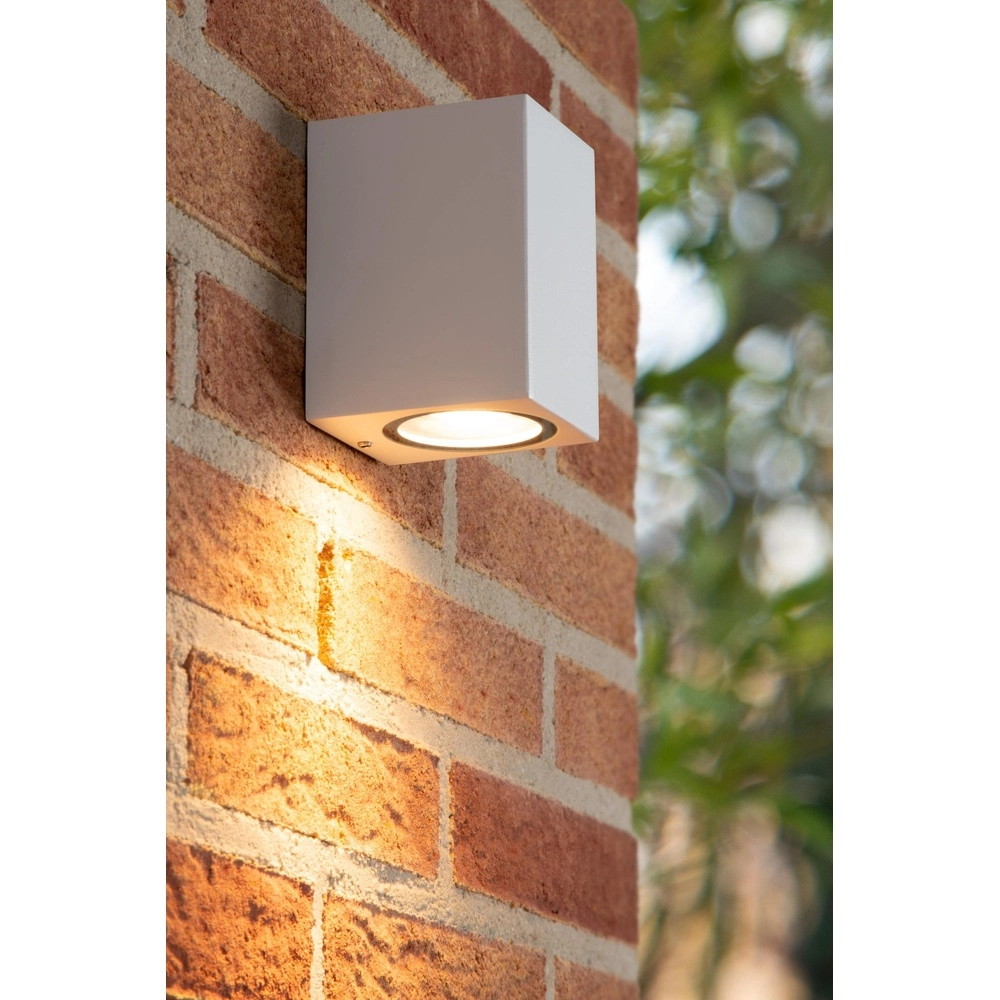 Design-Wandspot Zaro IP44 nur weiß Lucide 5411212690050