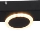 LED-Aufbaustrahler Meriza 5-helles Schwarz Brilliant 4004353396762