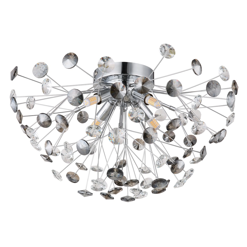 Deckenlampe Katrina chrom Ø 45cm Globo 9007371481330