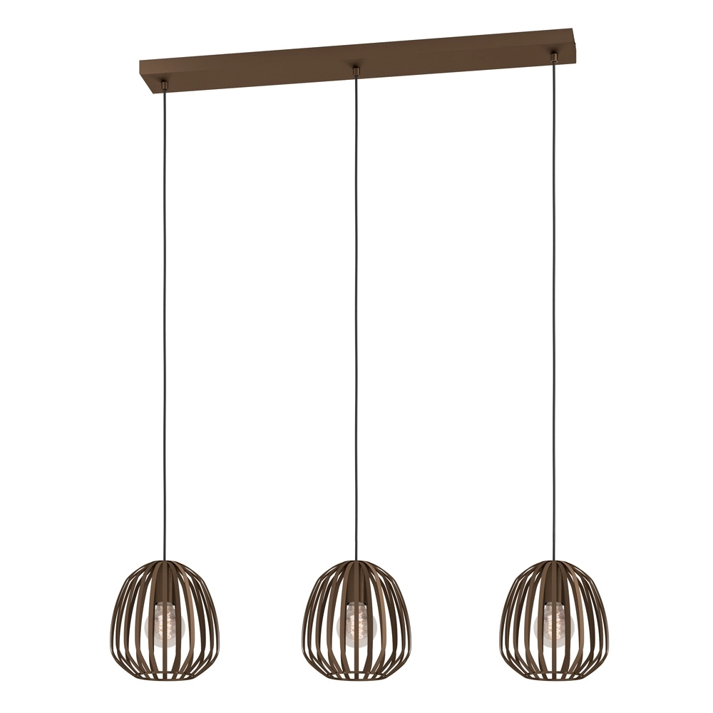 Bronzene Esstischlampe Espinal Ø 19,5cm - 3x E27
