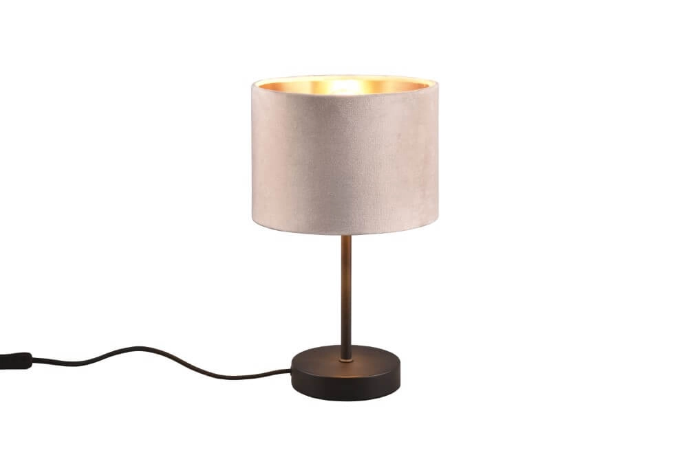 Tischlampe Julieta Kapuze aus Samt Trio 4017807574142