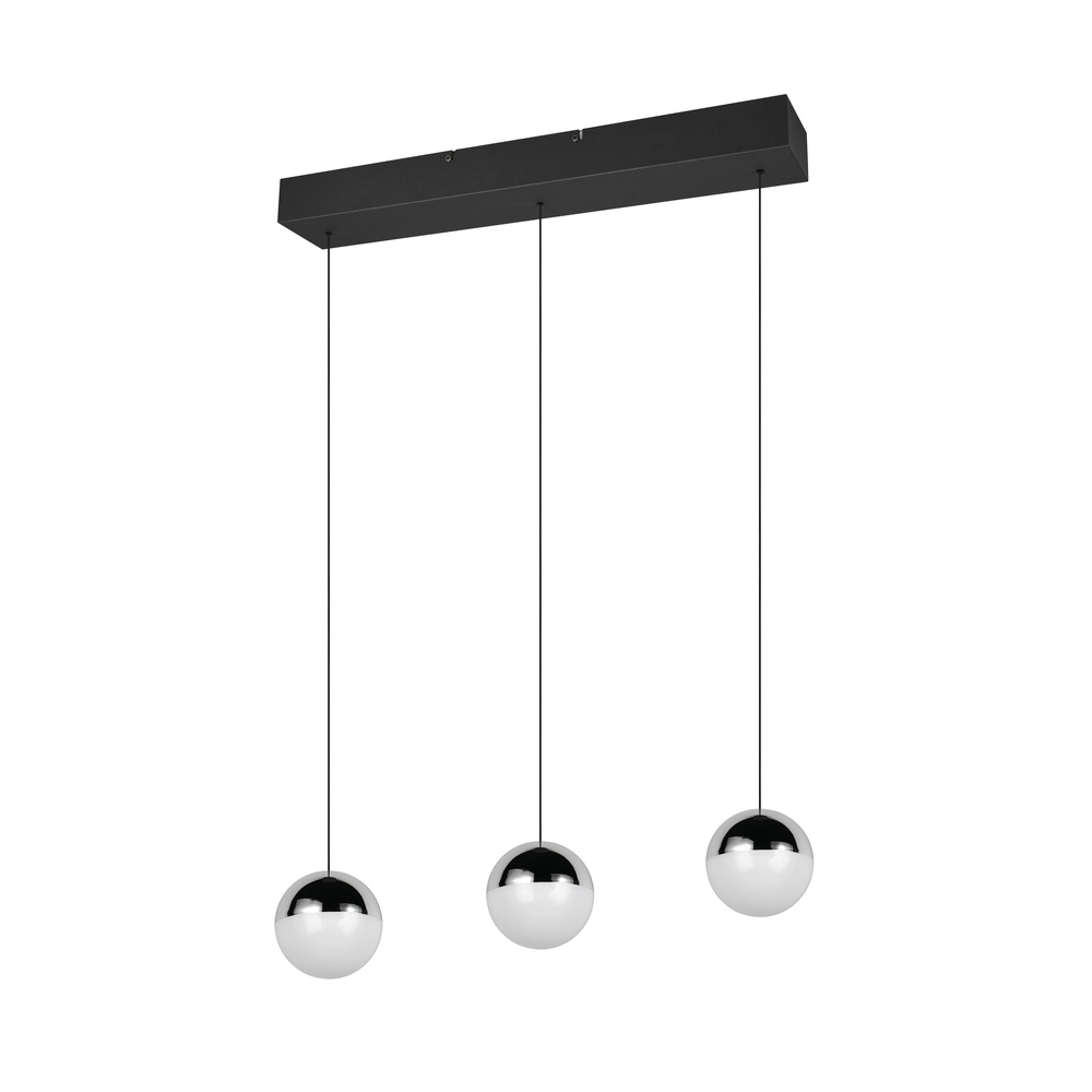 3-Licht Pendellampe Senta Chrom Trio 4017807685831