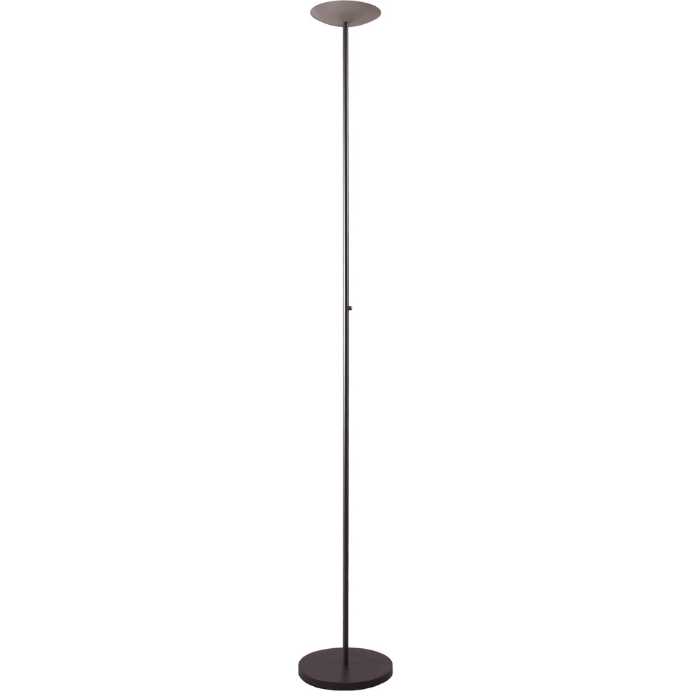 Design-Stehlampe Scala schwarz mit Nickel Ø 20 cm