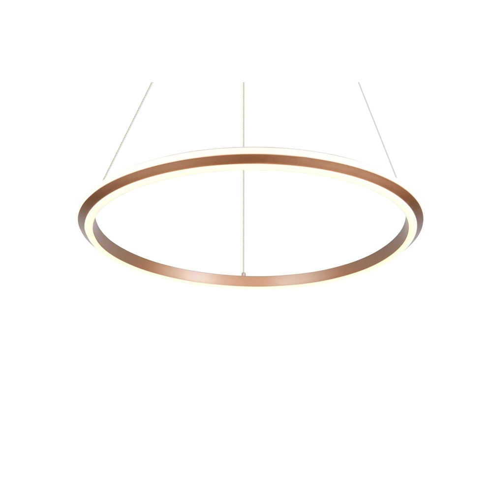 Pendelleuchte Amador mokkabraun Ø 75cm Trio 4017807664188