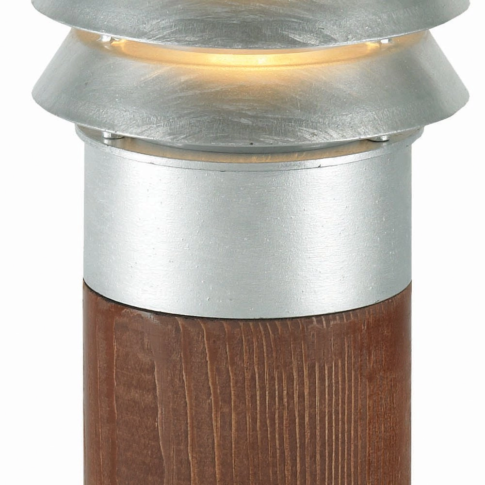 Terrassenlampe aus Zink Selhalm mit holz 49 cm Franssen 7042891450635