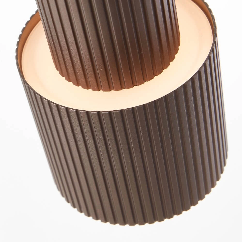 Designer-Tischlampe Cadiz Schwarz mit Bronze Brilliant 4004353446917