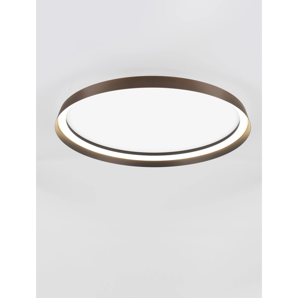 Design-Deckenleuchte Ormi Ø 60cm kaffeebraun