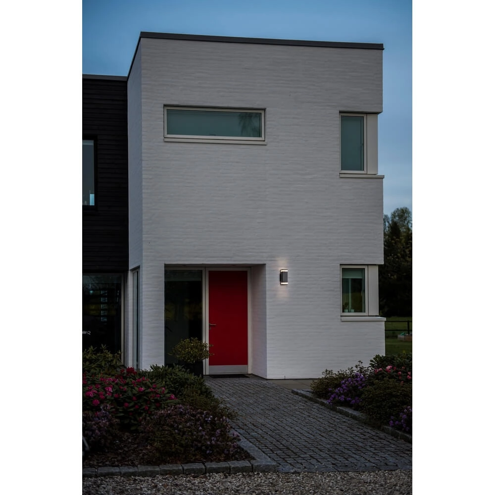 Schwarze Wandleuchte Elm 2-flammig eckig Nordlux 5701581382787