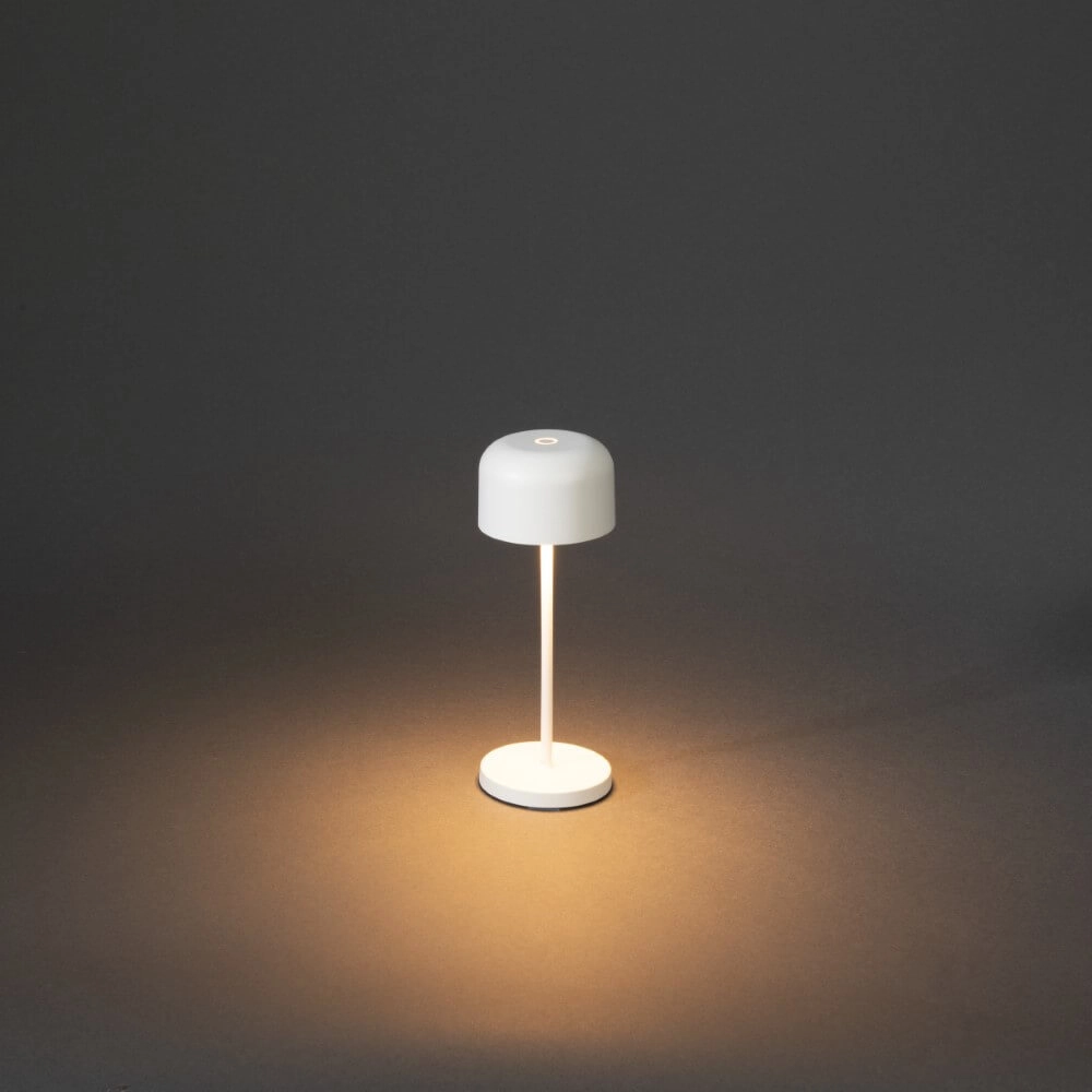 Wiederaufladbare Tischlampe Lille mini Weiß KonstSmide 7318307835250