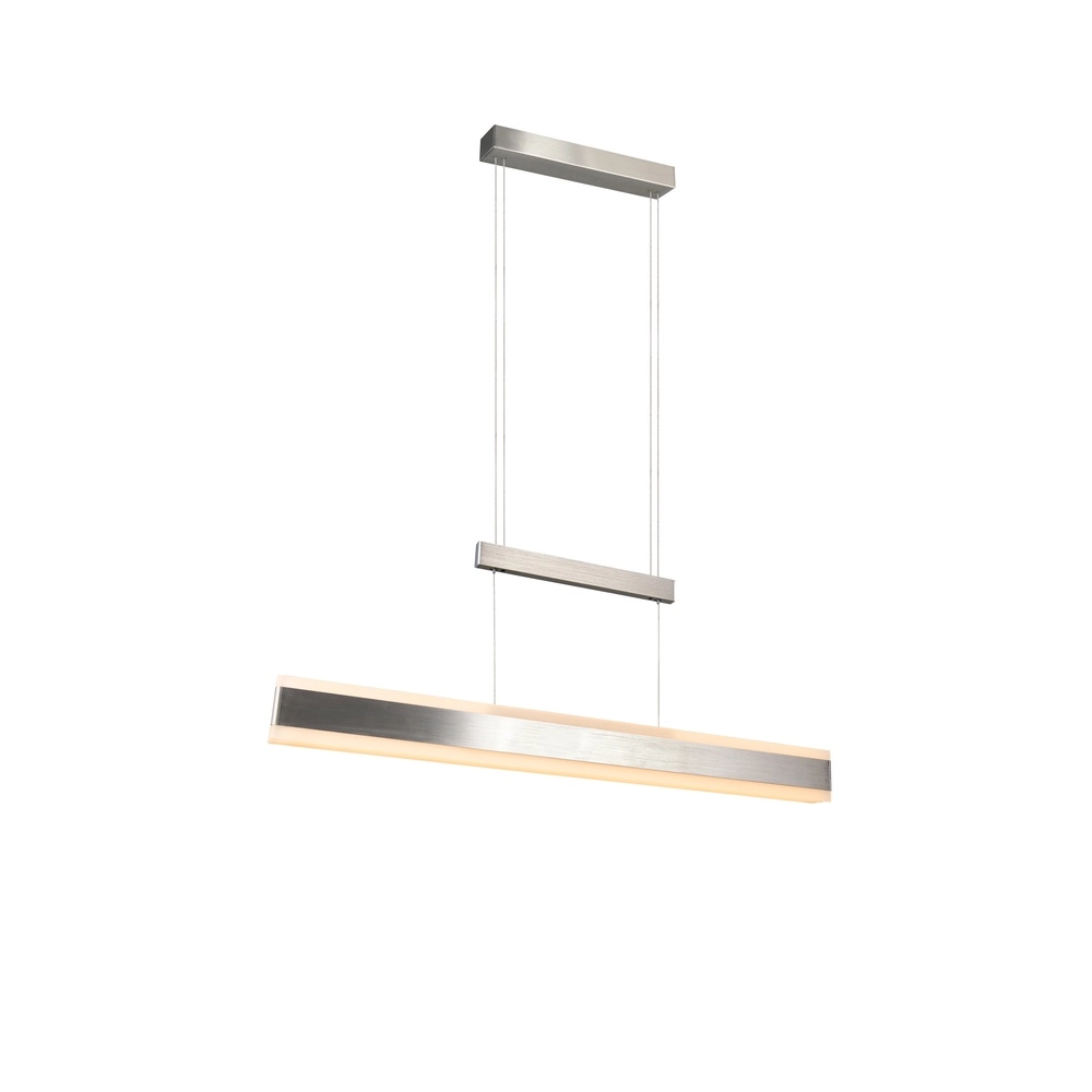 Moderne Pendelleuchte Arcola 152cm Nickel Trio 4017807662023