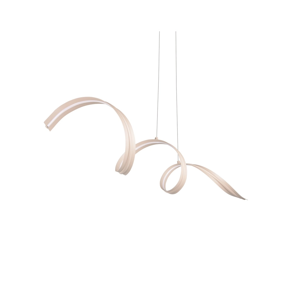 Moderne Pendellampe Tivor Sandbraun Trio 4017807706314