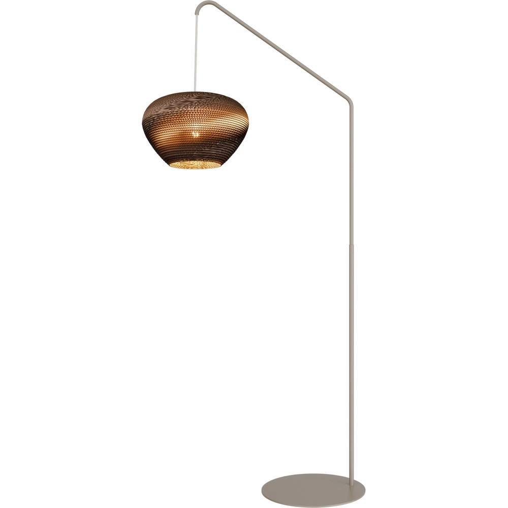 Denken Sie an eine Papier-Stehlampe Cartone Sandfuß