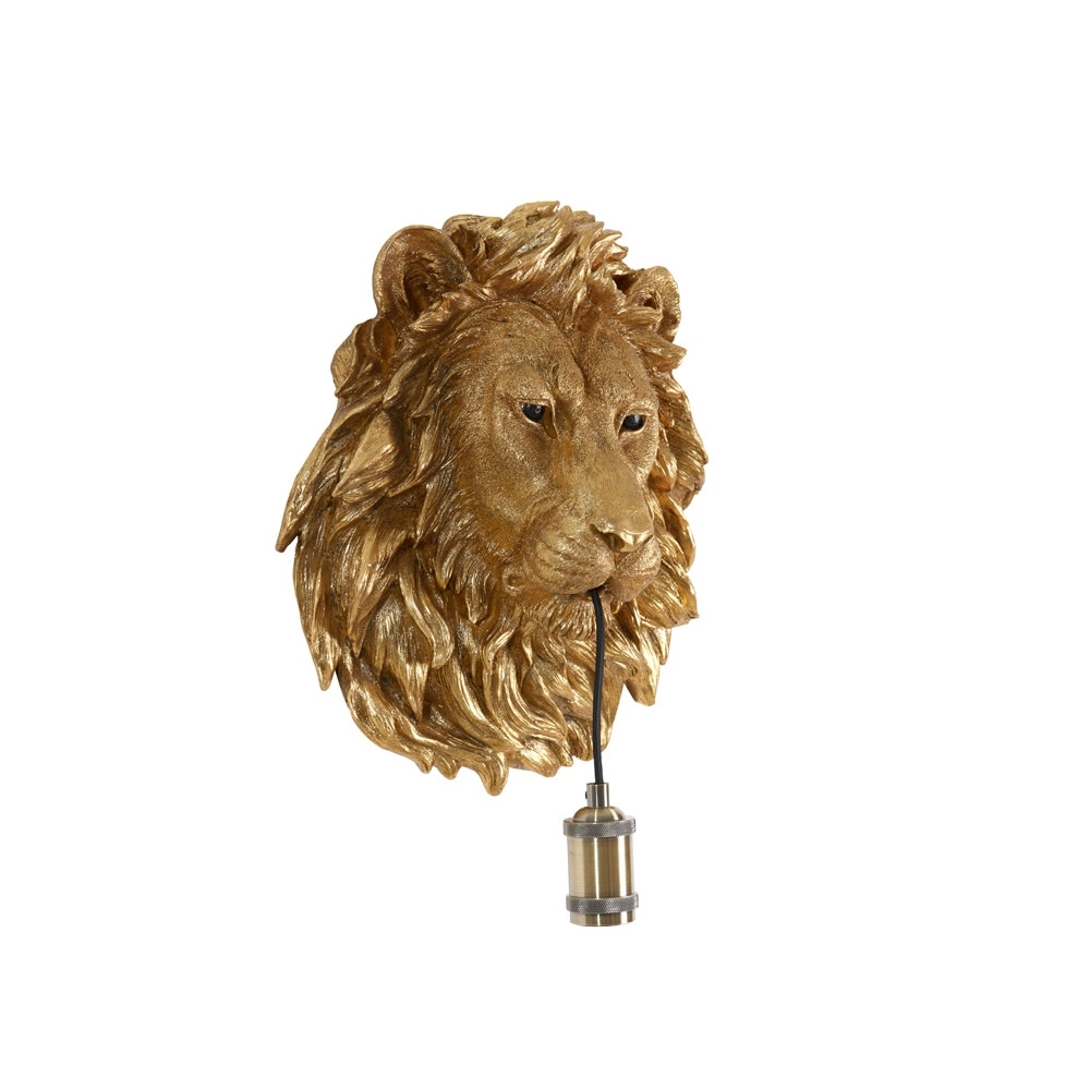 Wandlampe Lion Bronzener Löwe Light & Living 8717807641085