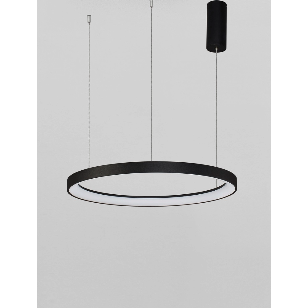 Design-Pendelleuchte Pertino schwarz Ø 58cm 2700K Lyora 5212017446053