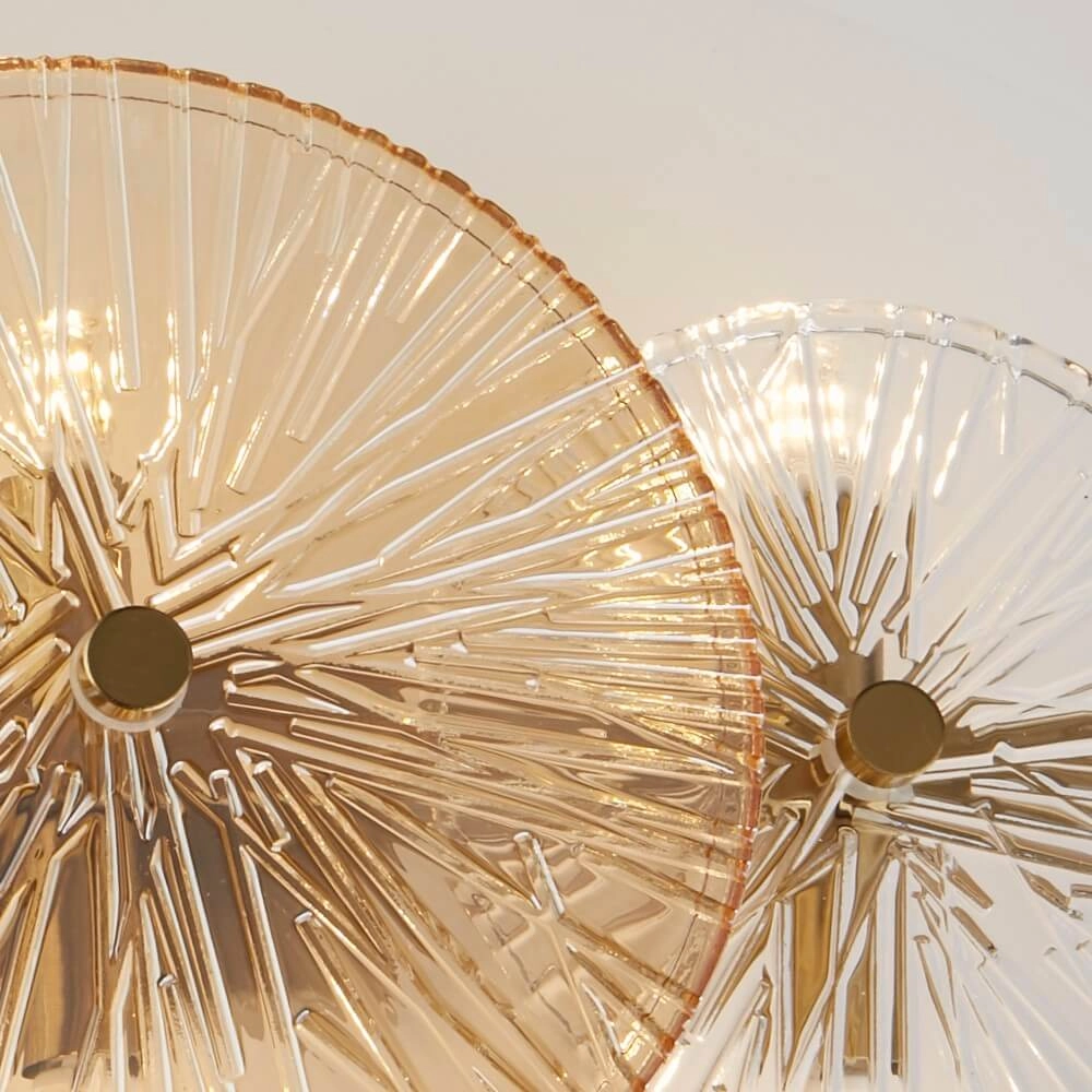 Deckenleuchte Wagon Wheel Gold Searchlight 5053423247632
