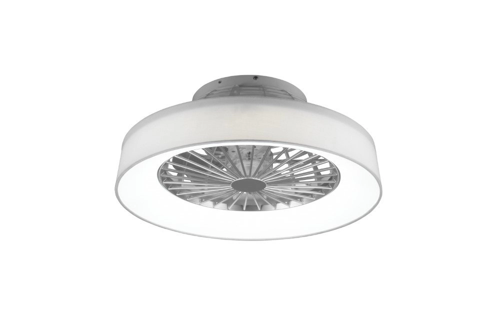 LED-Deckenventilator Farsund 47cm weiß Trio 4017807491074