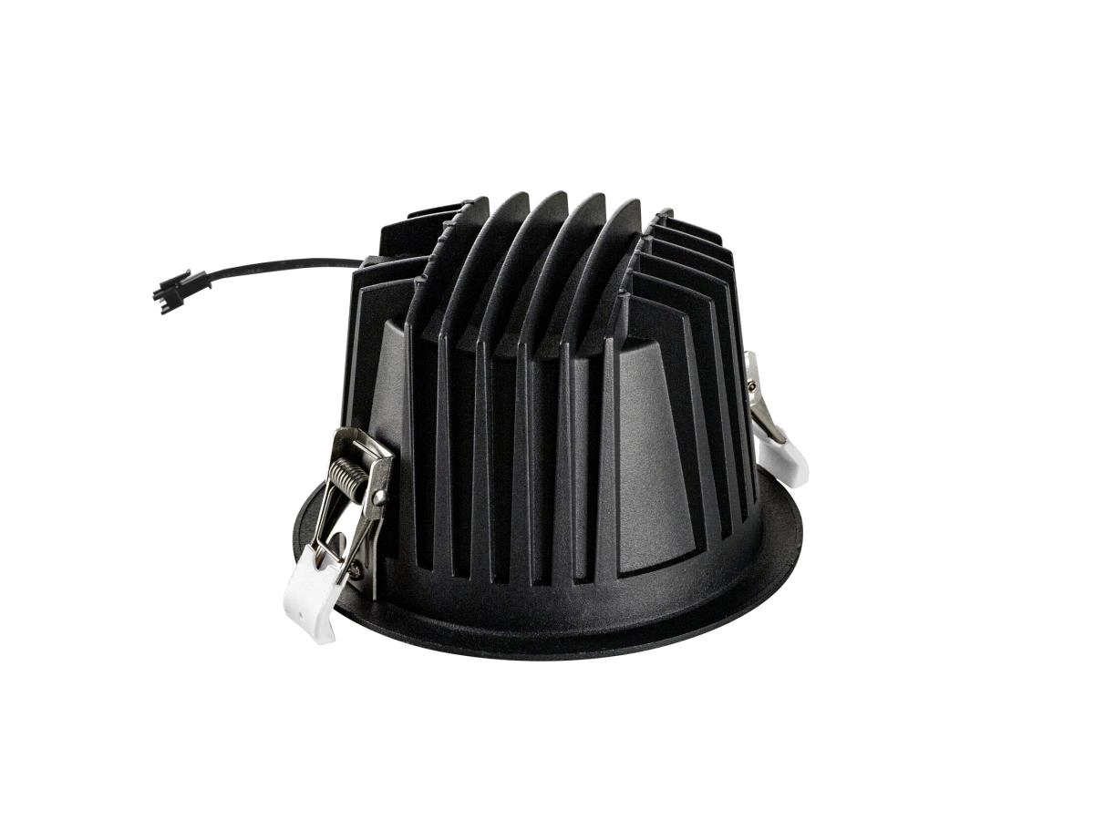 Einbau-Strahler Numinos XL Schwarz/Chrom 2700K - 40gr SLV 4024163308311