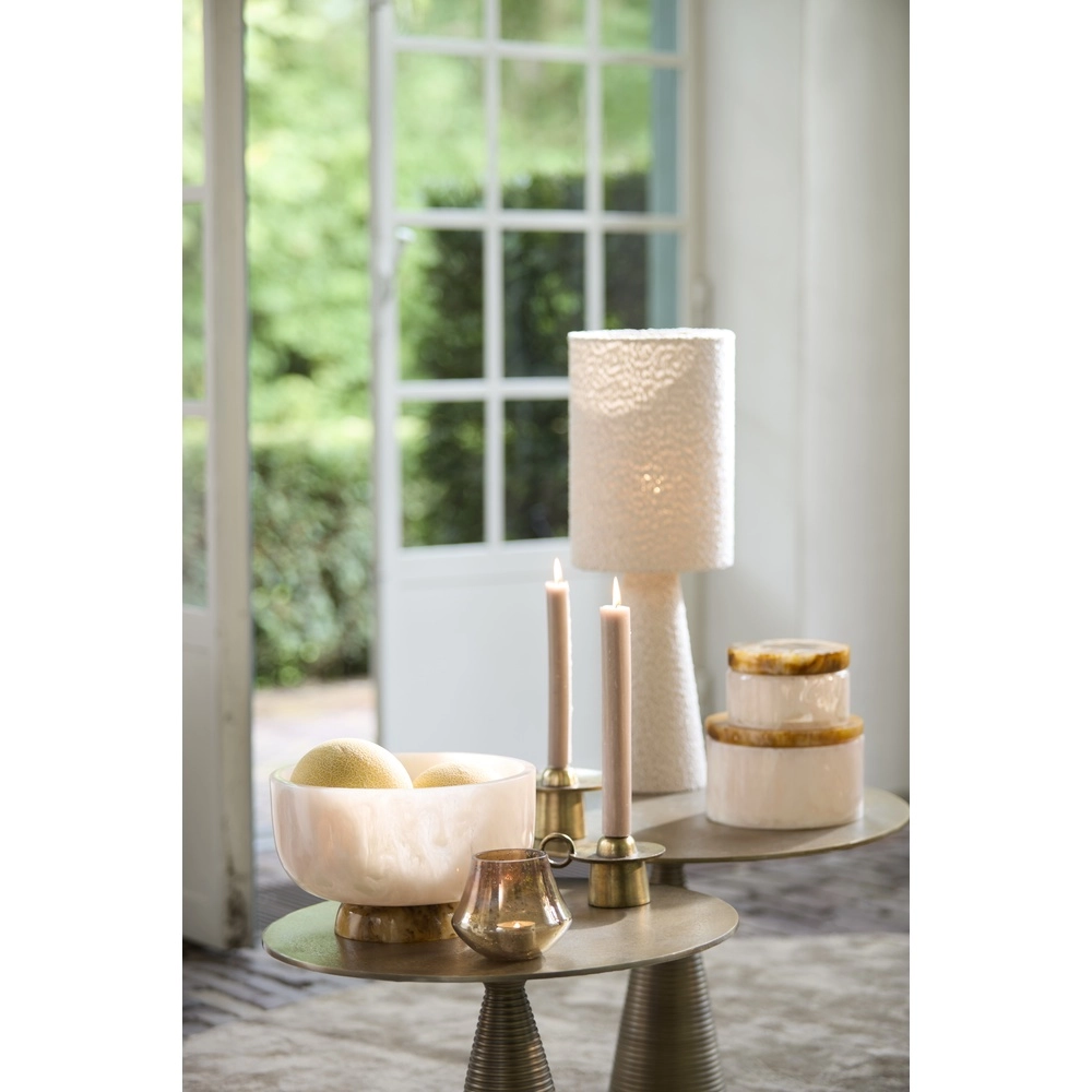 Boucle-Tischlampe Micky 58 cm – Sand Light & Living 8717807761127
