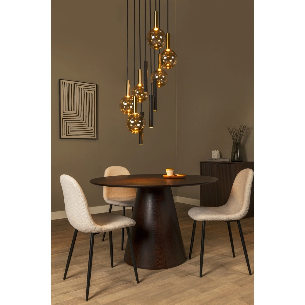 Vide Pendellampe Josiane Schwarz mit Gold Lucide Vibes 5411212212177