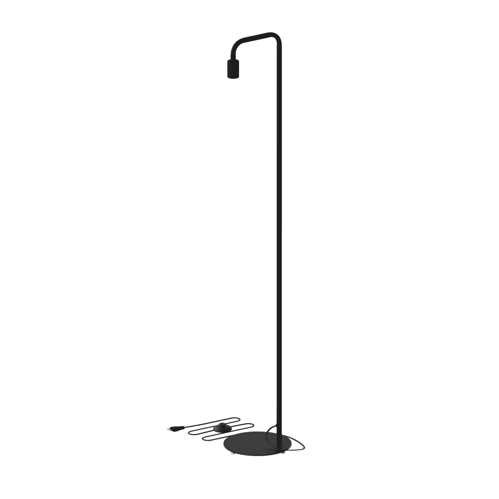 Schwarze Stehlampe Calexa