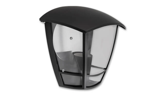 Flache Außenleuchte Niko Schwarz Lyora 5908263380660