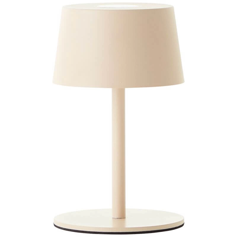 Wiederaufladbare Tischleuchte Jona beige Brilliant 4004353449116