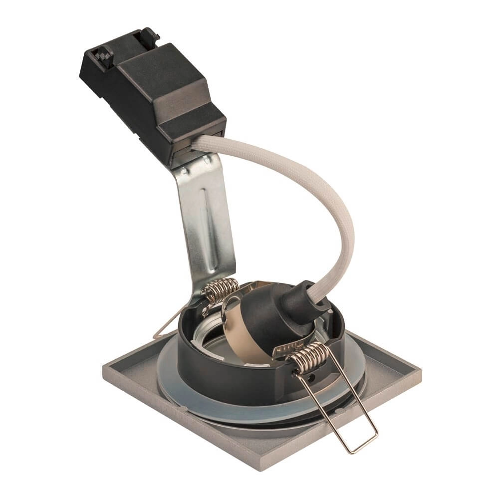 Einbaustrahler Dolix Out GU10 Square für Outdoor-Grau SLV 4024163194884